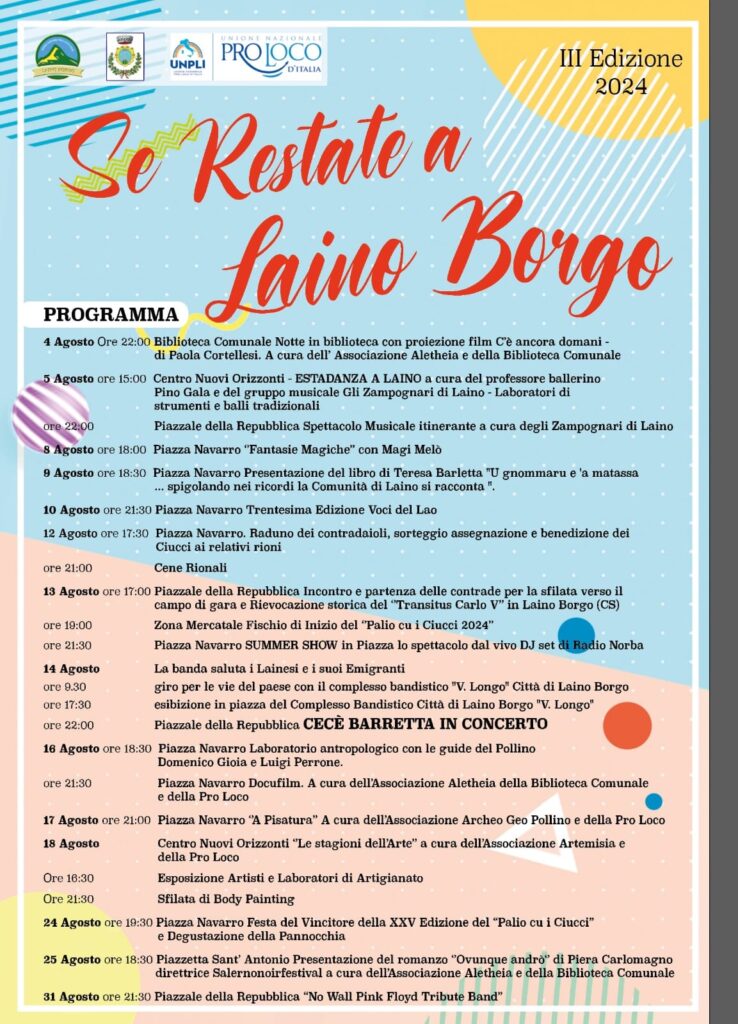 ESTATE 2024 LAINO BORGO